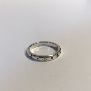 James Avery sterling silver anchor ring 7